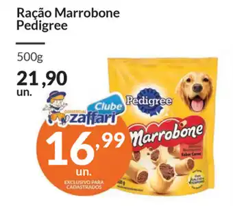 Comercial Zaffari Racao Marrobone Pedigree 500g oferta