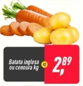 Frangolândia Batata inglesa ou Cenoura 1kg oferta