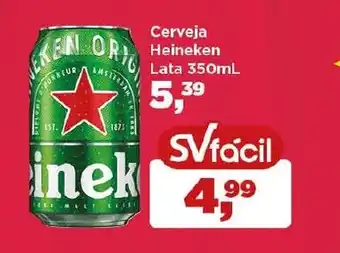 Supermercados São Vicente Cerveja Heineken Lata 350mL oferta