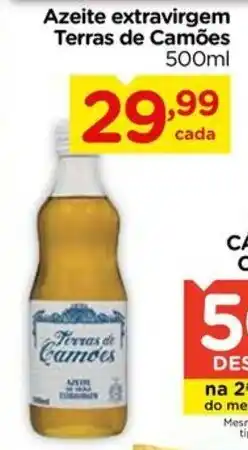 Carrefour Azeite extravirgem Terras de Camões 500ml oferta