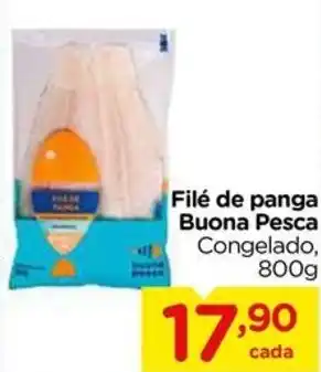 Filé de panga Buona Pesca Congelado, 800g