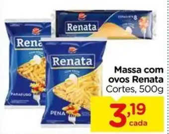 Carrefour Massa com ovos Renata Cortes, 500g oferta