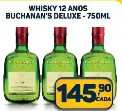 WHISKY 12 ANOS BUCHANAN'S DELUXE - 750ML