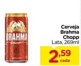 Carrefour Cerveja Brahma Chopp Lata, 269ml oferta
