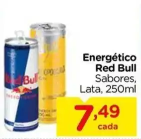 Carrefour Energético Red Bull Sabores, Lata, 250ml oferta