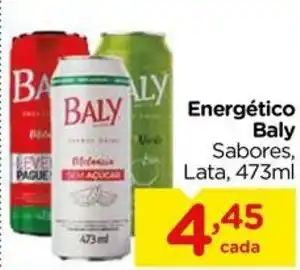 Carrefour Energético Baly Sabores, Lata, 473ml oferta