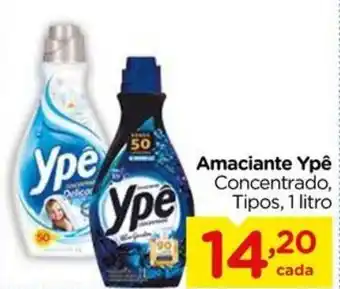 Carrefour Amaciante Ypê Concentrado, Tipos, 1 litro oferta