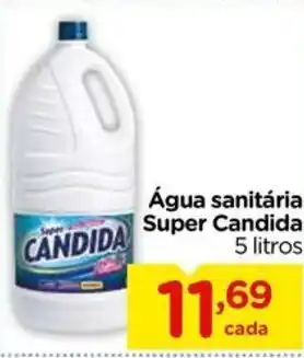 Água sanitária Super Candida 5 litros