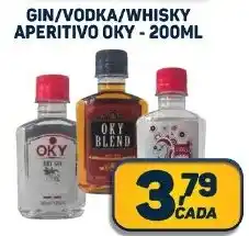 Dom Atacadista GIN/VODKA/WHISKY APERITIVO OKY - 200ML oferta