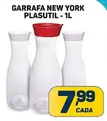 Dom Atacadista GARRAFA NEW YORK PLASUTIL - 1L oferta