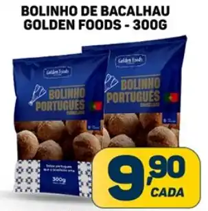 Dom Atacadista BOLINHO DE BACALHAU GOLDEN FOODS - 300G oferta