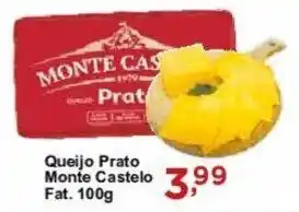 Rossi Supermercado Queijo Prato Monte Castelo Fat. 100g oferta