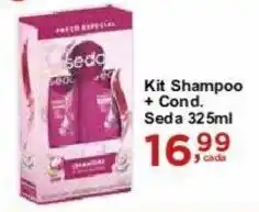 Rossi Supermercado Kit Shampoo + Cond. Seda 325ml oferta