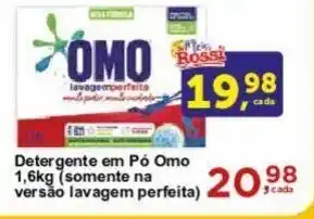 Rossi Supermercado Detergente em Pó Omo 1,6kg oferta