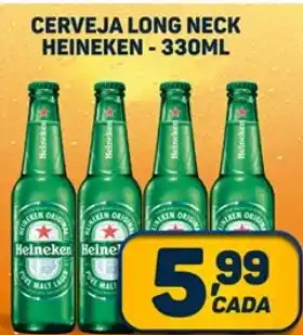 Dom Atacadista CERVEJA LONG NECK HEINEKEN-330ML oferta