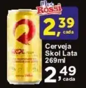 Rossi Supermercado Cerveja Skol Lata 269ml oferta