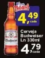 Rossi Supermercado Cerveja Budweiser Ln 330ml oferta