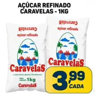 Dom Atacadista AÇÚCAR REFINADO CARAVELAS - 1KG oferta