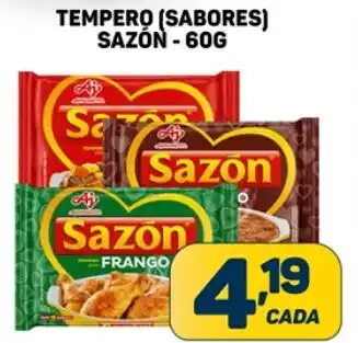 Dom Atacadista TEMPERO (SABORES) SAZÓN - 60G oferta