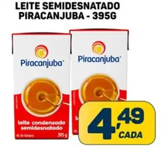 Dom Atacadista LEITE SEMIDESNATADO PIRACANJUBA - 395G oferta
