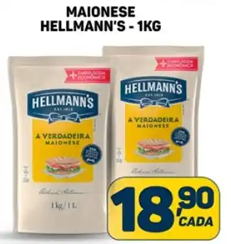 Dom Atacadista MAIONESE HELLMANN'S - 1KG oferta