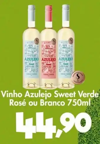 Vinho Azulejo Sweet Verde Rosé ou Branco 750ml