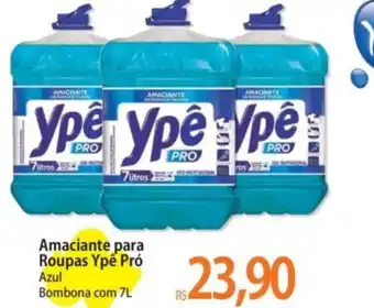 Atacadão Amaciante para Roupas Ypê Pró Azul Bombona com 7L oferta