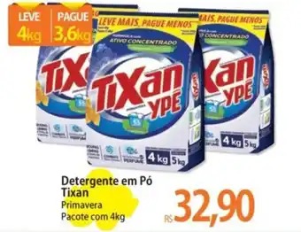 Atacadão Detergente em Pó Tixan Primavera Pacote com 4kg oferta