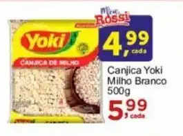 Rossi Supermercado Canjica Yoki Milho Branco 500g oferta