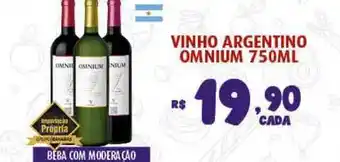 Bahamas Supermercados Vinho Argentino Omnium 750ml oferta