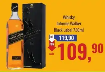 Whisky Johnnie Walker Black Label 750ml