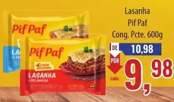 Lasanha Pif Paf Cong. Pcte. 600g
