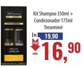 Supermercados BH Kit Shampoo 350ml + Condicionador 175ml Tresemmé oferta