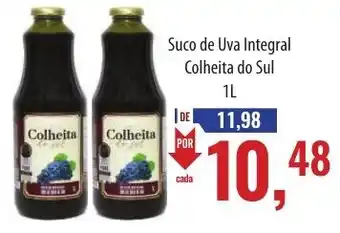 Supermercados BH Suco de Uva Integral Colheita do Sul 1L oferta