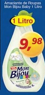 Supermercados Guanabara Amaciante de roupas Mon Bijou Baby 1L oferta