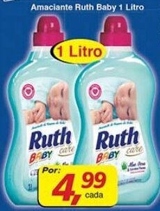 Supermercados Guanabara Amaciante Ruth Baby 1L oferta