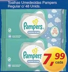 Supermercados Guanabara Toalhas Umedecidas Pampers Regular c/48 unids oferta