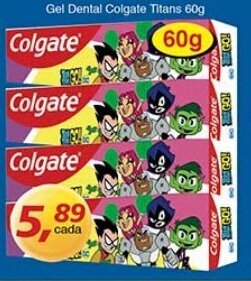 Supermercados Guanabara Gel Dental Colgate Titans 60g oferta