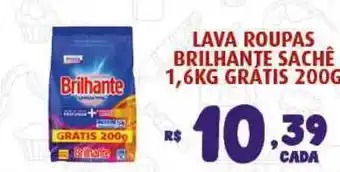Bahamas Supermercados Lava Roupas Brilhante Sachê 1.6kg oferta