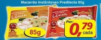Supermercados Guanabara Macarrao Instantaneo Predilecta 85g oferta