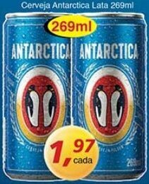 Supermercados Guanabara Cerveja Antarctica Lata 269ml oferta