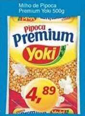 Supermercados Guanabara Milho de Pipoca Premium Yoki 500g oferta