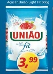 Supermercados Guanabara Acucar Uniao Light Fit 500g oferta