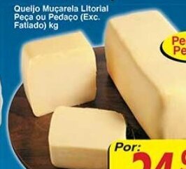 Supermercados Guanabara Queijo Mucarela Litoral peca pu pedaco 1kg oferta