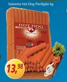 Supermercados Guanabara Salsicha Hot Dog Perdigao 1kg oferta