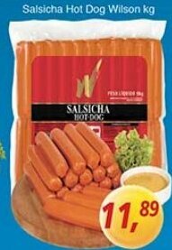 Supermercados Guanabara Salsicha Hot Dog Wilson 1kg oferta