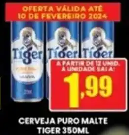 CERVEJA PURO MALTE TIGER 350ML