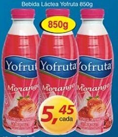 Supermercados Guanabara Bebida Lactea Yofruta 850g oferta