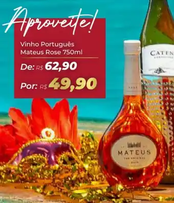 Copercana Vinho Português Mateus Rose 750ml oferta