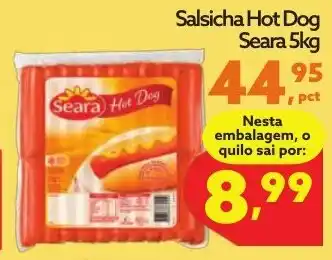 Salsicha Hot Dog Seara 5kg